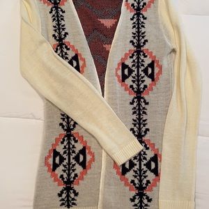 Aztec Print Cardigan
